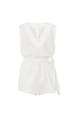 Sandy Playsuit - White