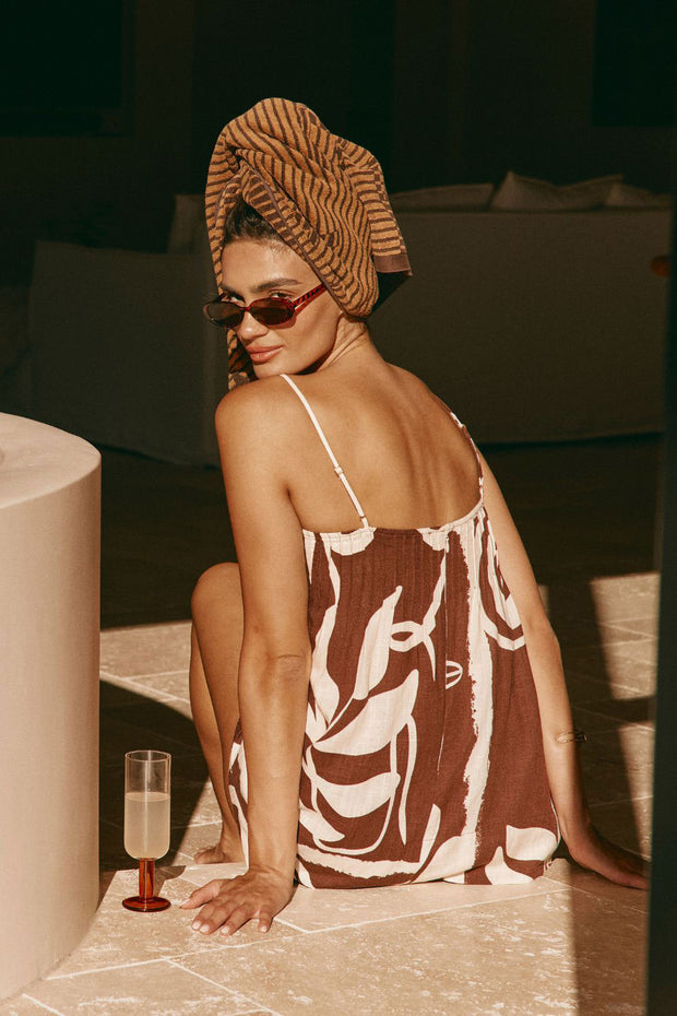 River Playsuit - Painted Tiles