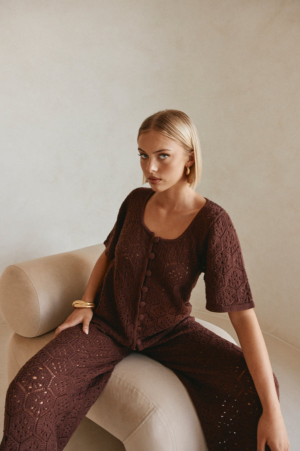 Umiko Top - Brown