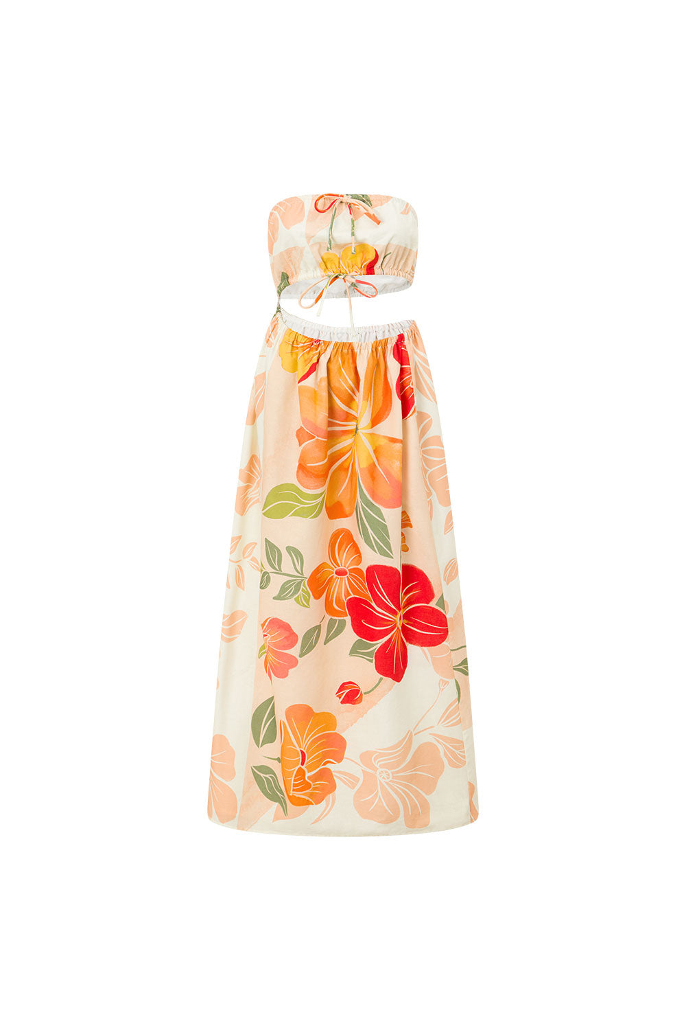 SAMPLE-Fei Dress - Petal Scarf