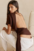 Locket Top - Chocolate