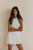 Atticus Knit Dress - White