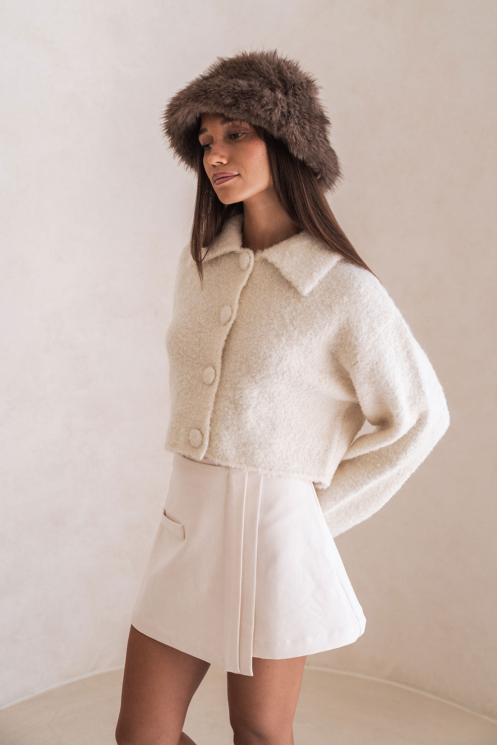 Addison Cardi - Cream