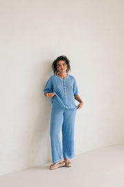 Zayna Pants - Blue