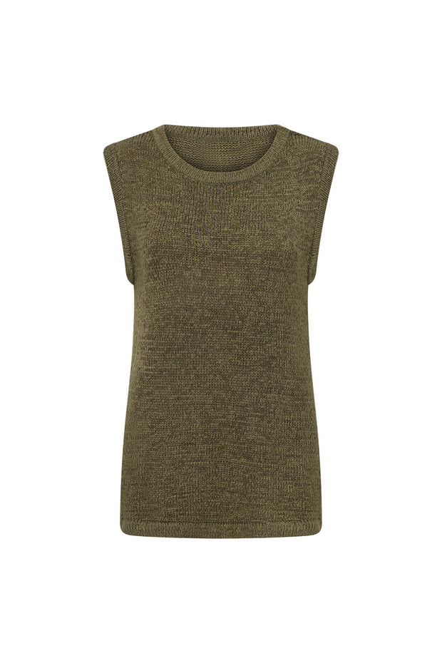 Louka Top - Olive