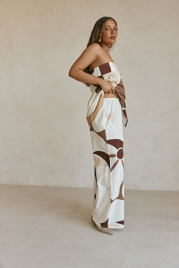 Monroe Pants - Sable Floral