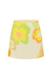 Blaire Mini Skirt - Retro Bloom