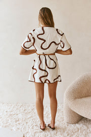 SAMPLE-Rayne Skirt - Marbled Mocha