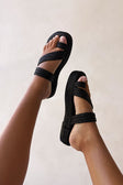 Tiera Platform Sandals - Black