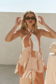 Victoria Top - Peach Solanto