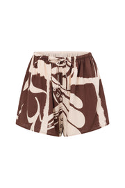 Scarlet Shorts - Painted Tiles