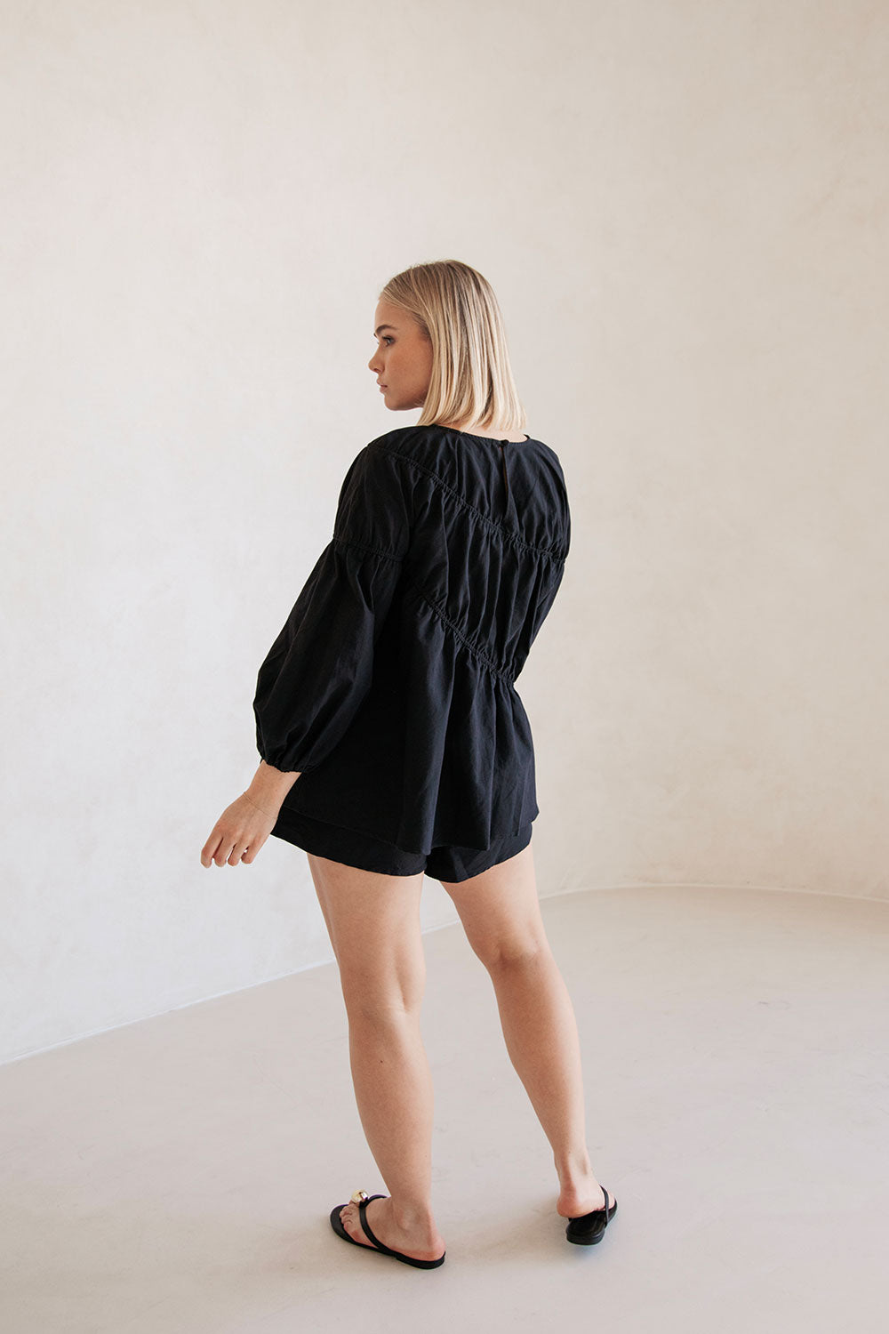 SAMPLE-Akel Top - Black