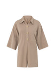 SAMPLE-Milena Playsuit - Espresso