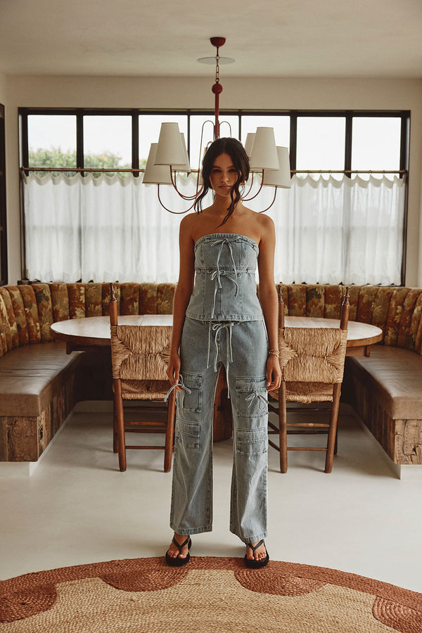 Fiore Top - Denim