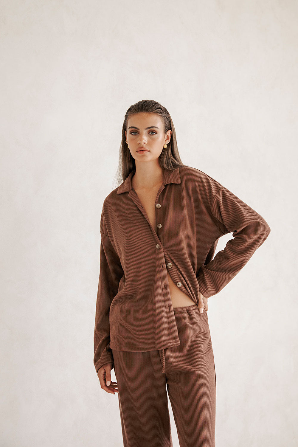SAMPLE-Lenni Top - Chocolate
