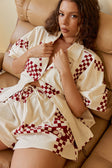 Seona Shorts - Checker Plaid