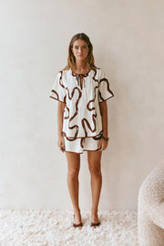 SAMPLE-Rayne Skirt - Marbled Mocha