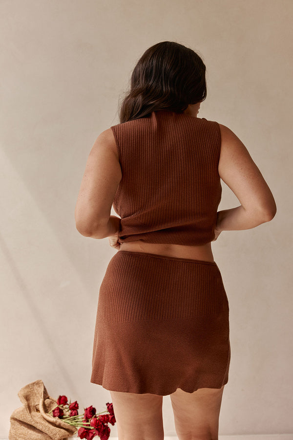 Ellamay Skirt - Gingerbread