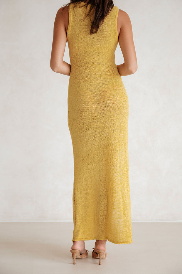 Alondra Dress - Mustard