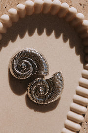 Sundial Earrings - Silver