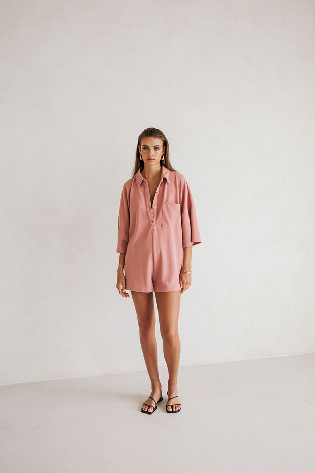 Milena Playsuit - Clay