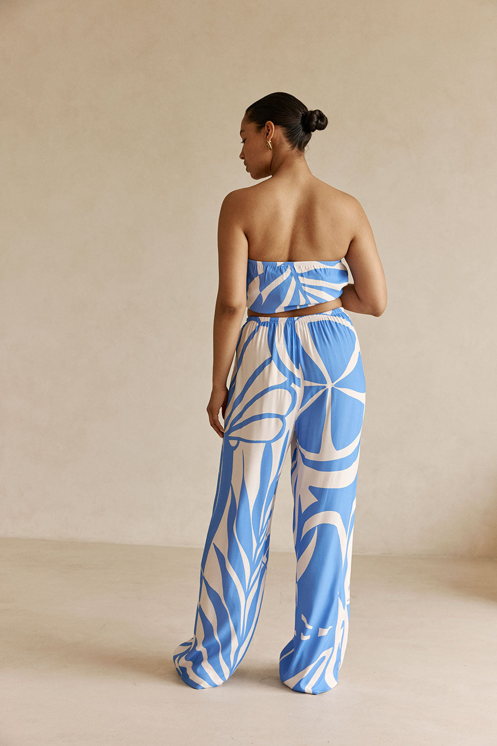 Alma Pants - Palm Blue