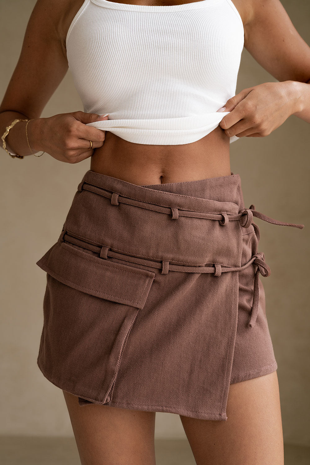 Luna Skirt - Chocolate