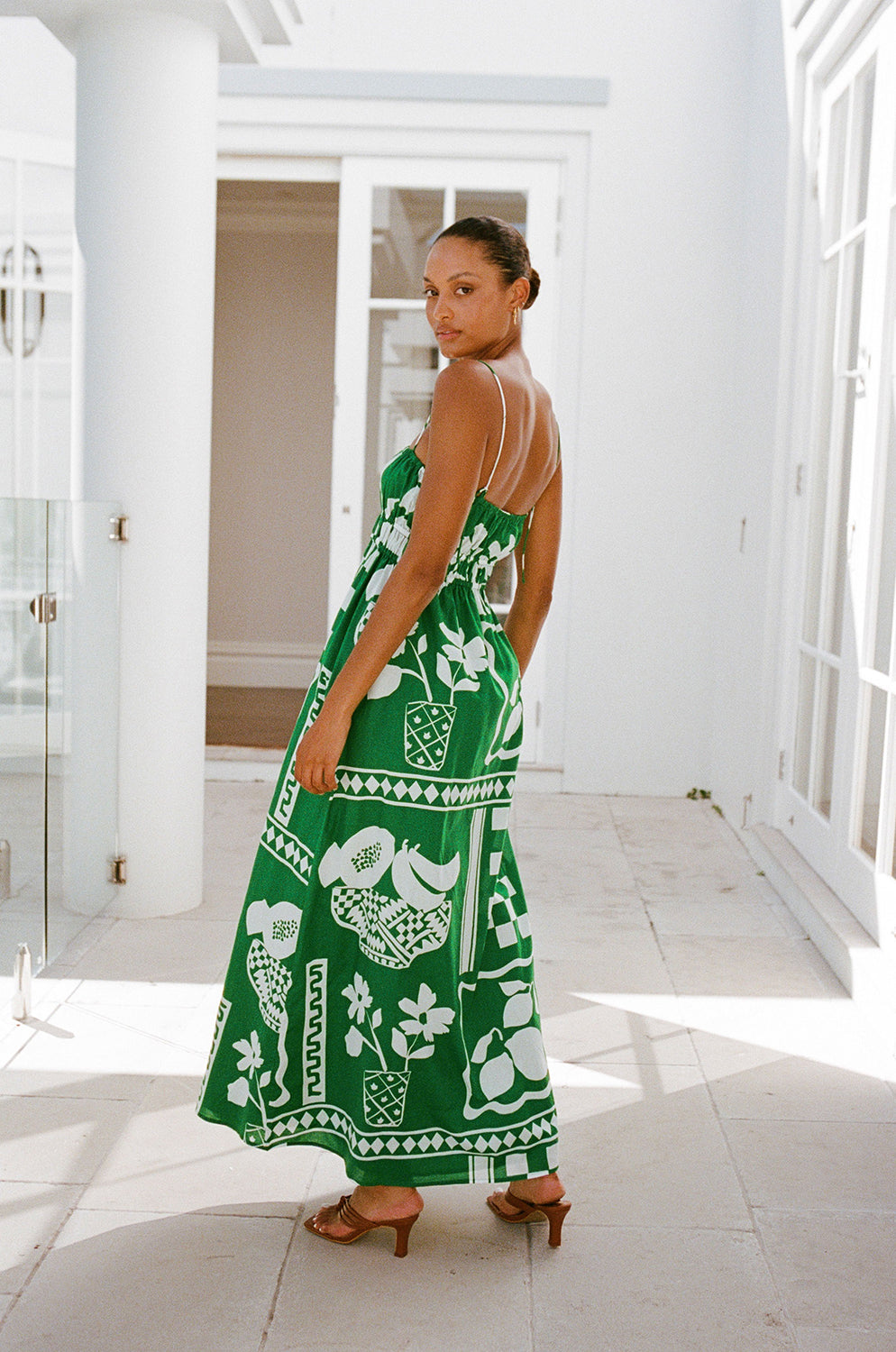 SAMPLE-Maia Dress - Lemoni Green