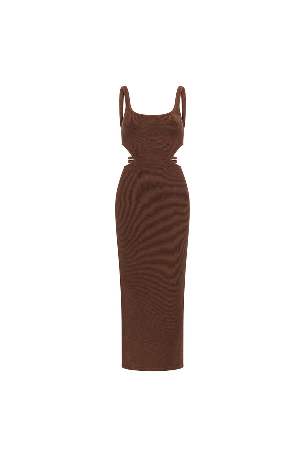 SAMPLE-London Knit Dress - Chocolate