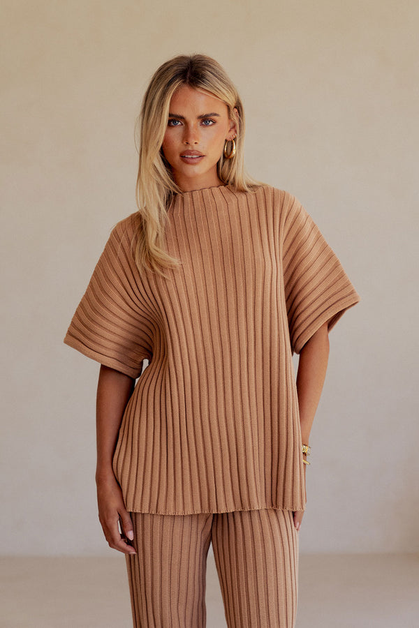 Celine Top - Apricot