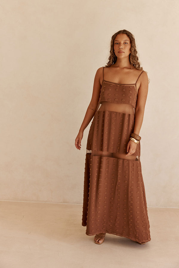 Tassia Dress - Tan