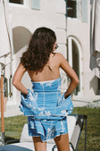 SAMPLE-Amira Dress - Check Flowers