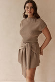 SAMPLE-Lovina Dress - Tan