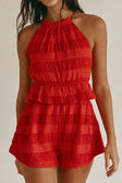 Adira Playsuit - Red