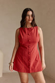 Graylee Dress - Cherry