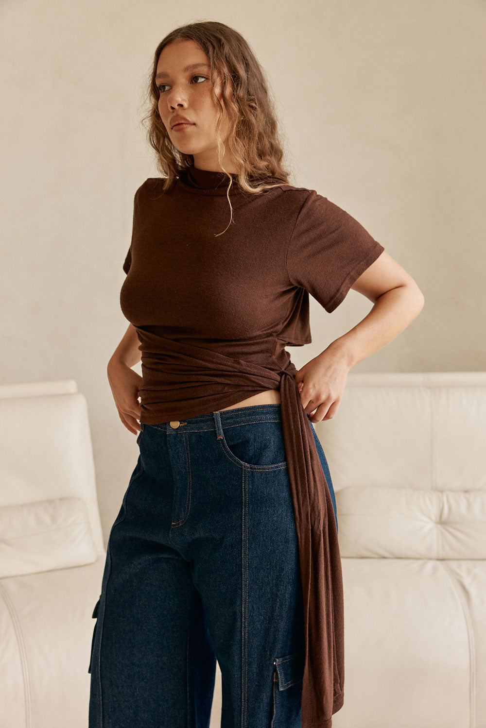 Locket Top - Chocolate