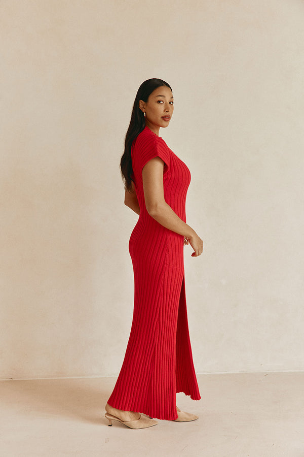 Gemini Dress - Red