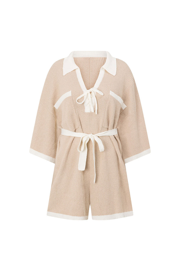 Sammi Playsuit - Tan