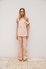 SAMPLE-Kahli Pants - Hellenic Maze