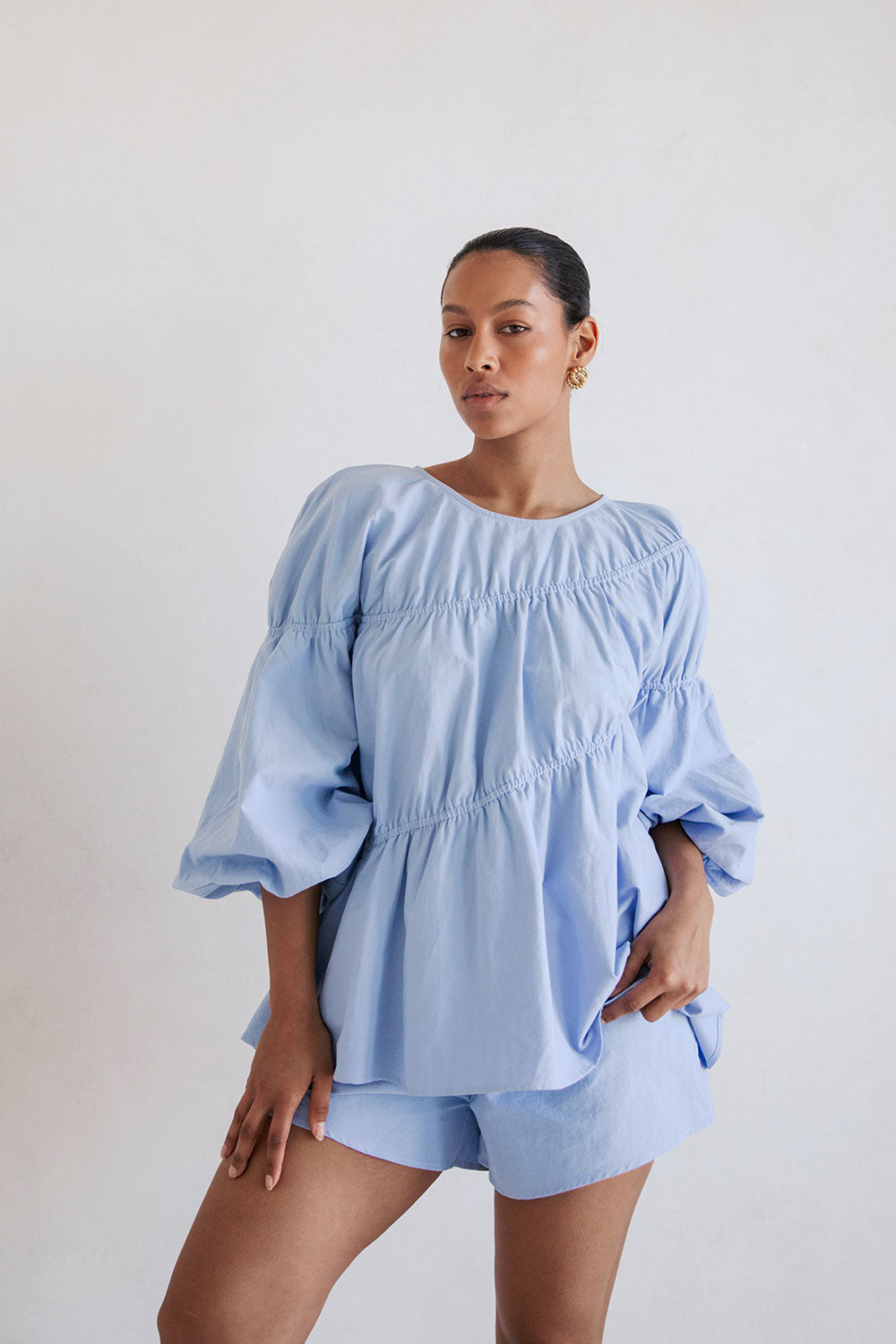 SAMPLE-Akel Top - Blue