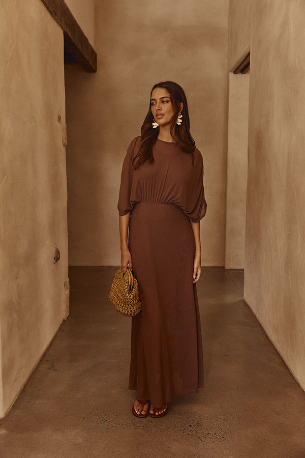 Eira Dress - Chocolate