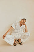 SAMPLE-Aya Pants - White Knit