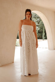 SAMPLE-Backless Giselle Dress - Cutwork