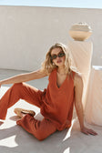SAMPLE-Dita Top - Blood Orange