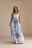 SAMPLE-Alista Dress - Bouquet Blu