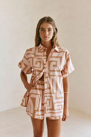 Kira Shorts - Hellenic Maze