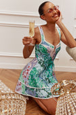 SAMPLE-Chloe Lace Up Dress - Jardin Raye