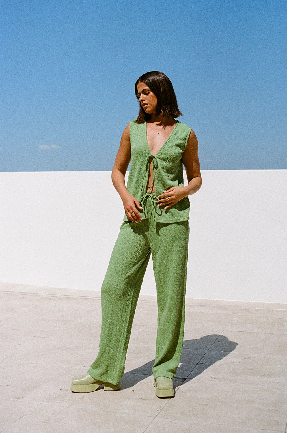 SAMPLE-Marina Pants - Green