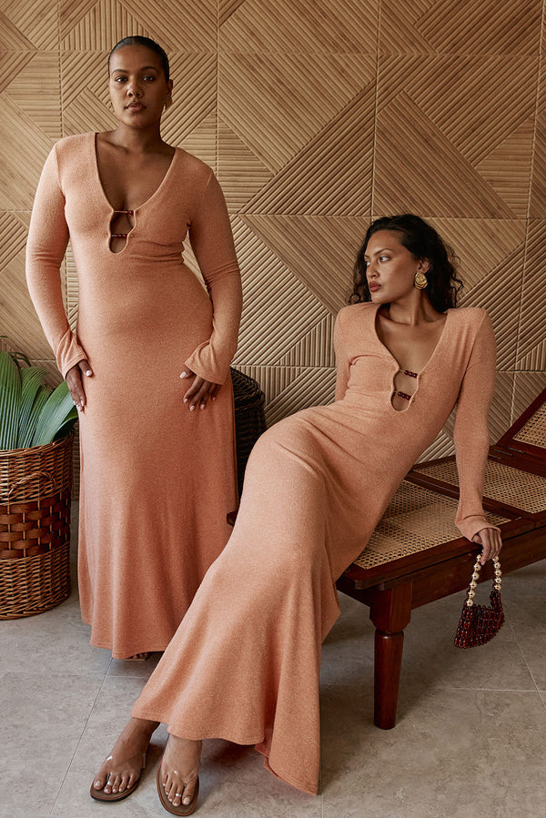 Belora Dress - Apricot