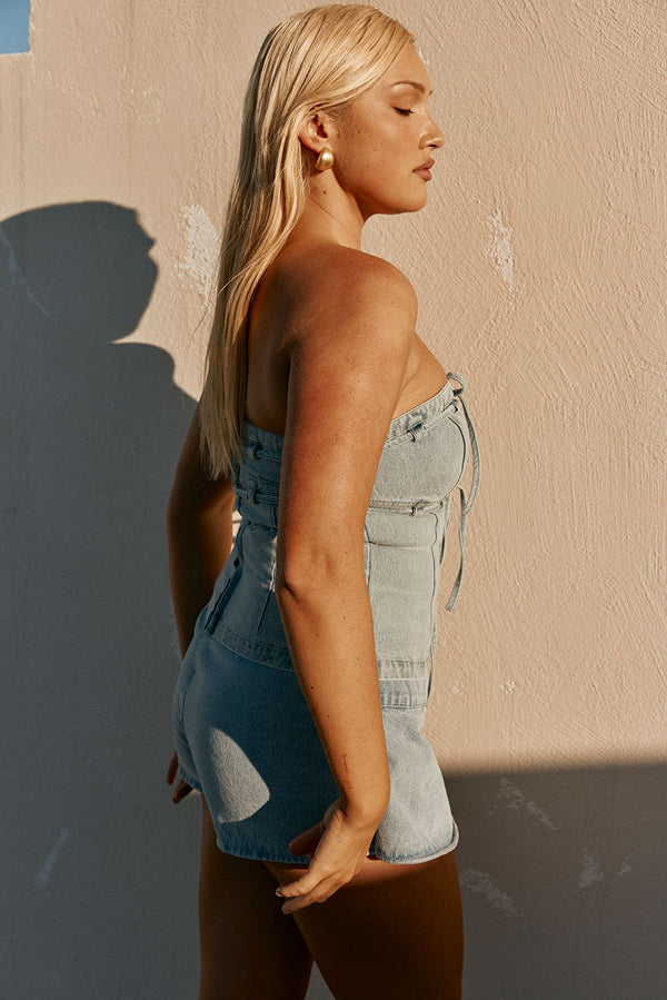 Fiore Top - Denim
